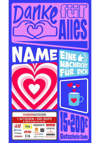 Digital - Danke für alles - Herz