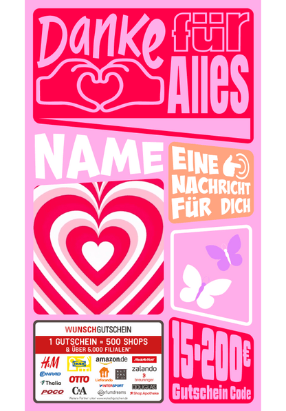 Digital - Danke für alles - Herz