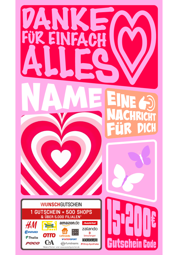 Digital - Danke für einfach alles - Doppelherz
