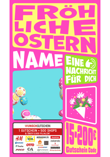 Digital - Fröhliche Ostern - verspielt