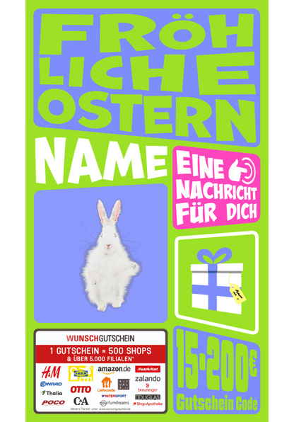 Digital - Fröhliche Ostern - verspielt