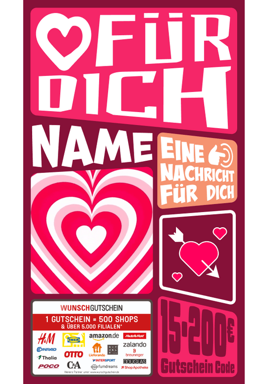 Digital - Für dich - Herz bold