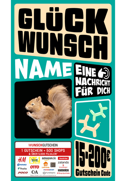 Digital - Glückwunsch - Bold