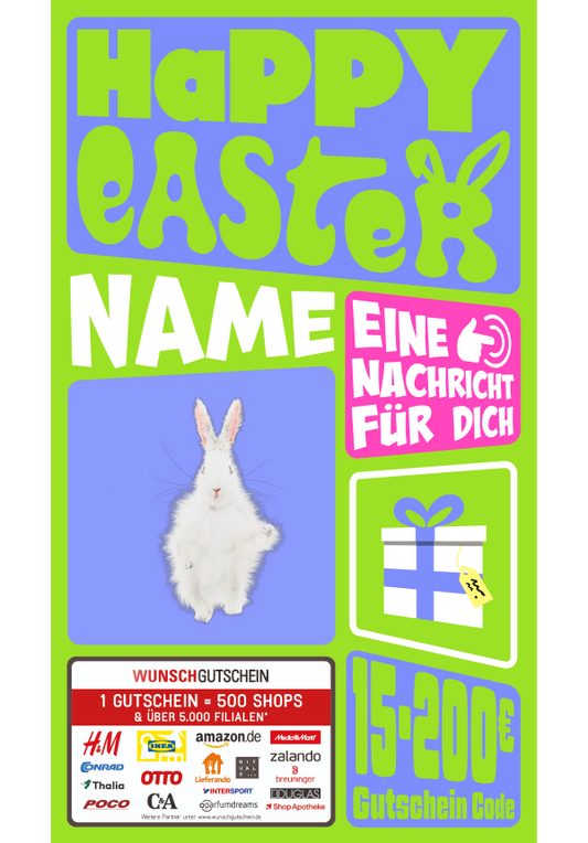 Digital - Happy Easter - rund