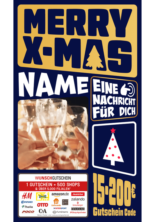Digital - Merry X-Mas - Tannenbaum