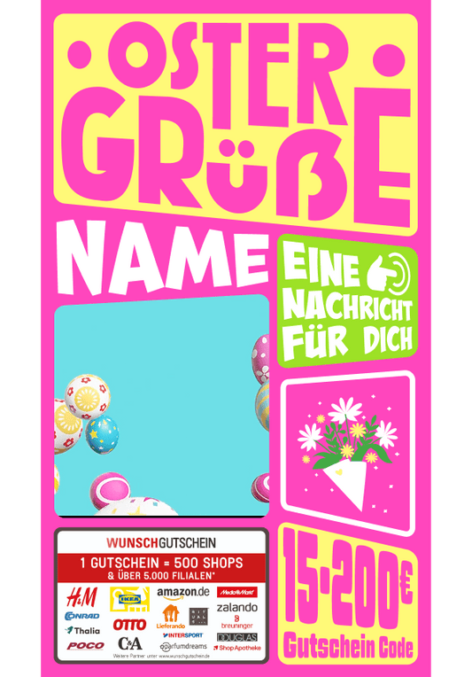 Digital - Ostergrüße - Punkte