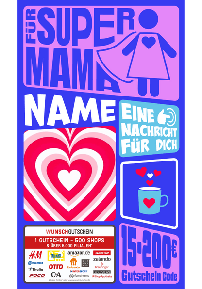 Digital - Für Super Mama - Heldin