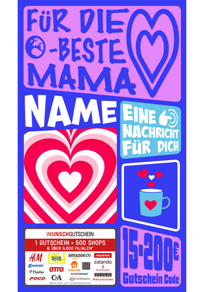 Digital - Beste Mama der Welt - Kugel