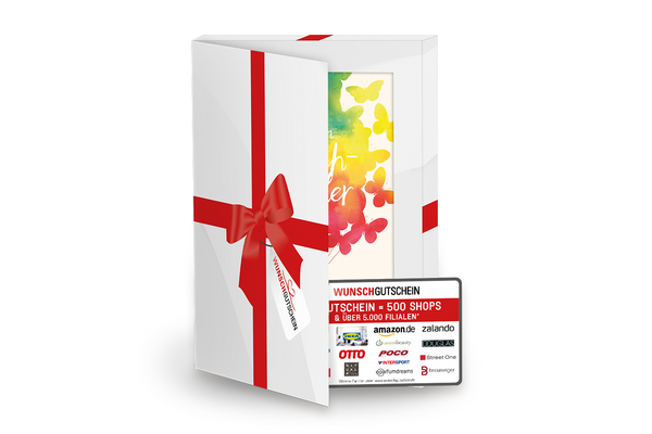 Wunschgutschein Geschenkbox – Geschenkgutschein Ansicht 1