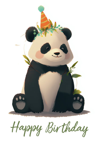 Happy Birthday - Panda PDF