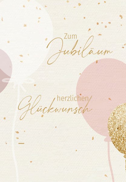 Jubiläum - Ballons Rosa PDF