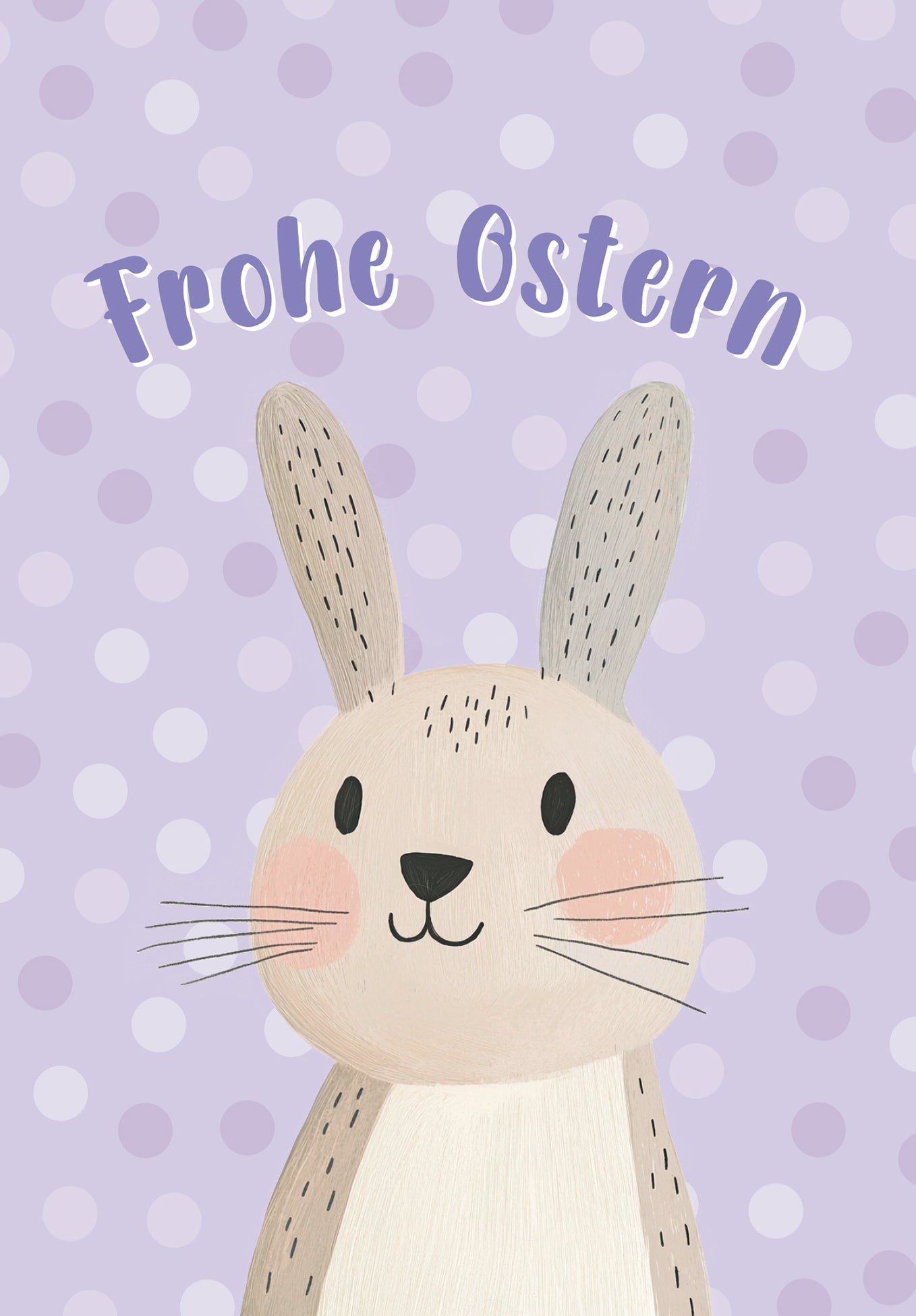 Frohe Ostern - Hase Pastellila PDF