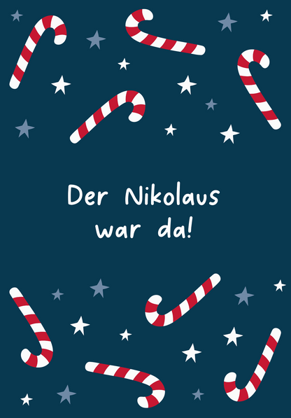 Nikolaus war da - Zuckerstangen