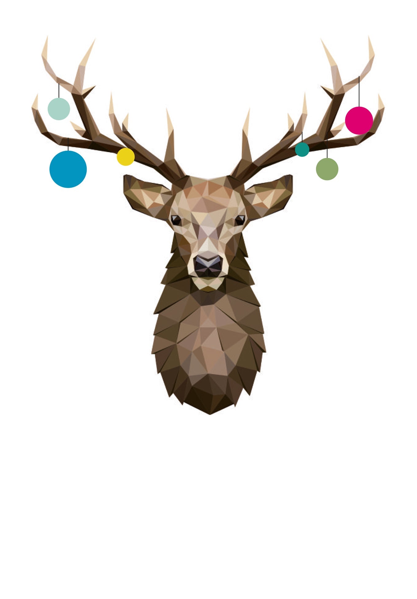 Wunschgutschein Hirsch Illustration – Geschenkgutschein Ansicht 2