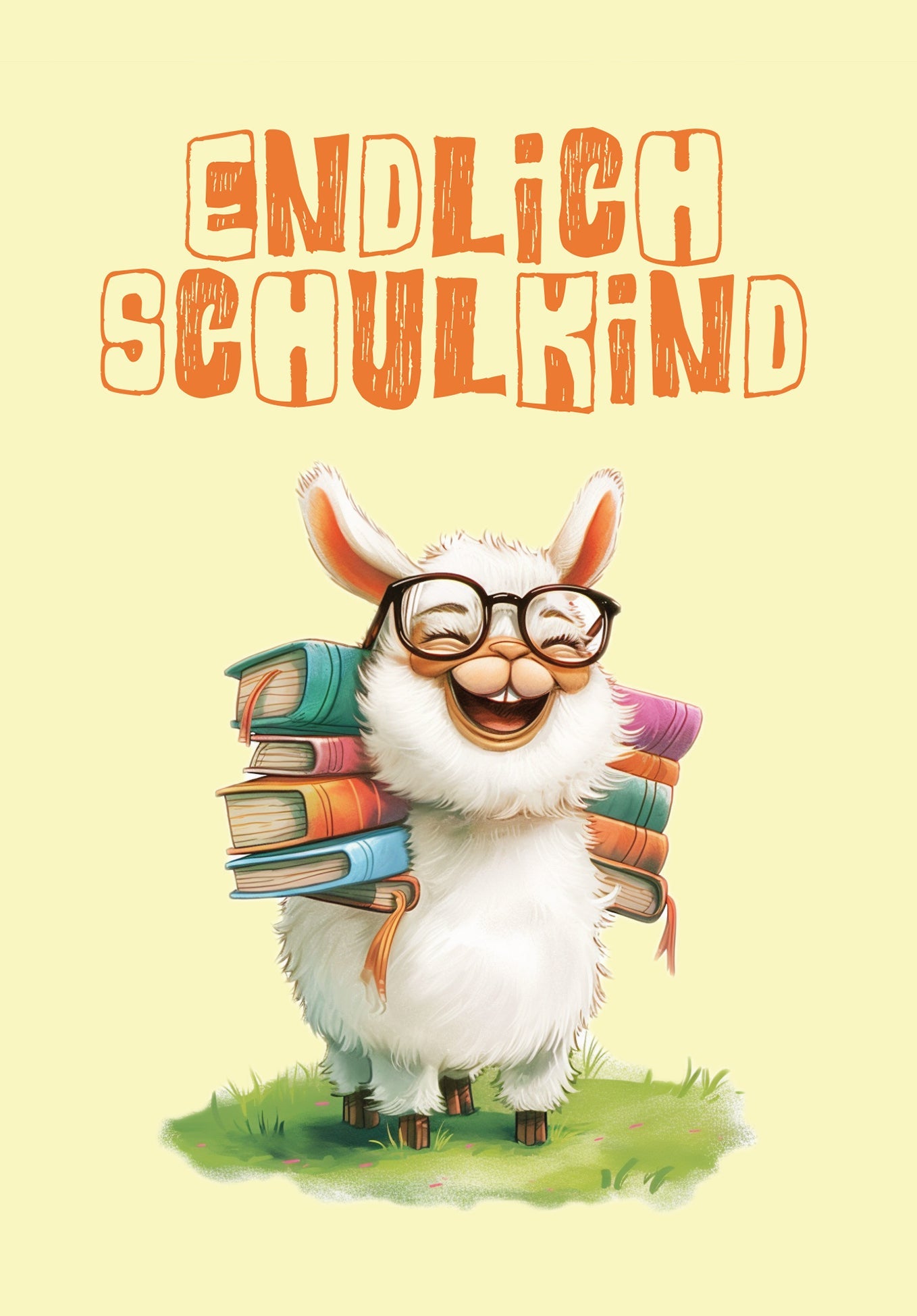 Endlich Schulkind - Lama PDF