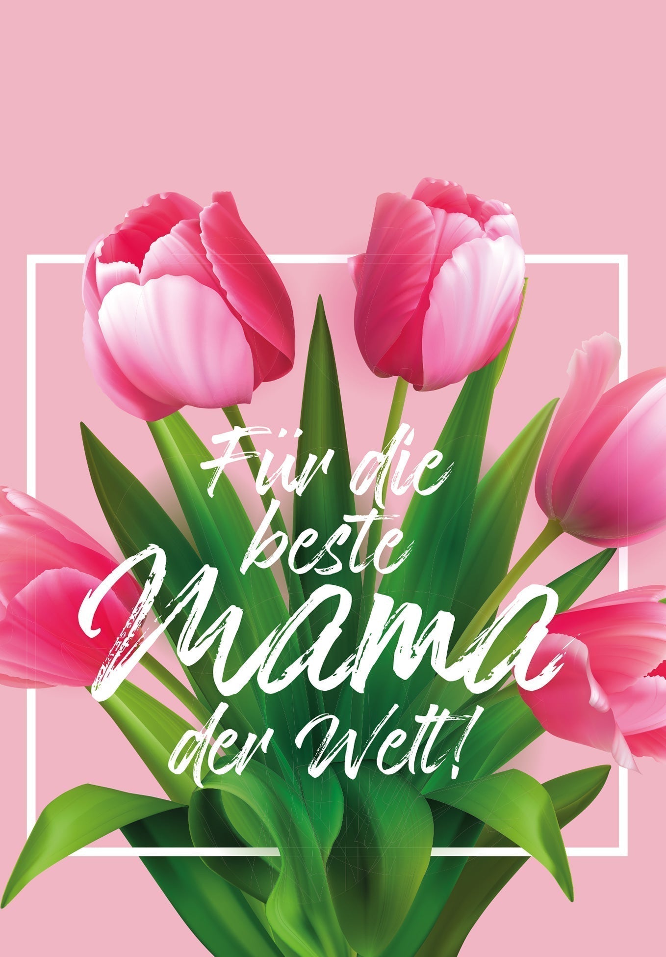 Für die beste Mama - Pinke Tulpen PDF
