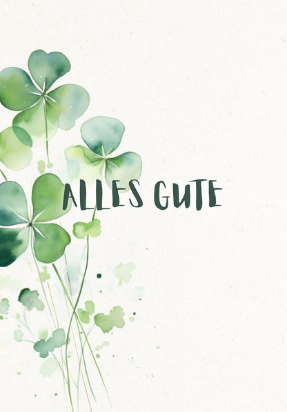 Alles Gute - Kleeblatt PDF