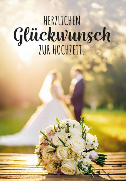 Glückwunsch zur Hochzeit - Hochzeitsstrauss PDF