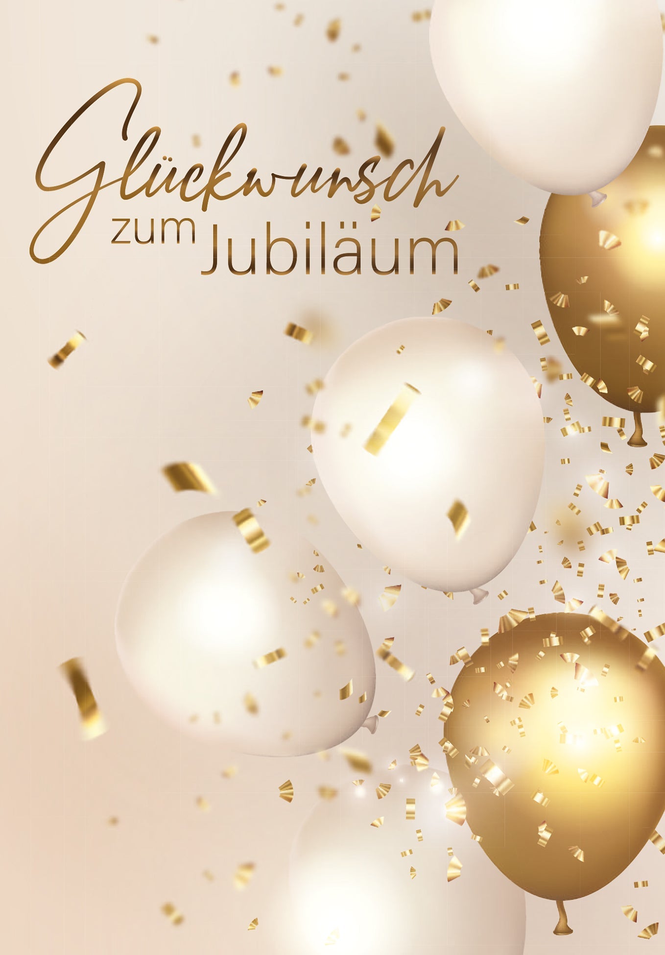 Glückwunsch zum Jubiläum - Gold PDF