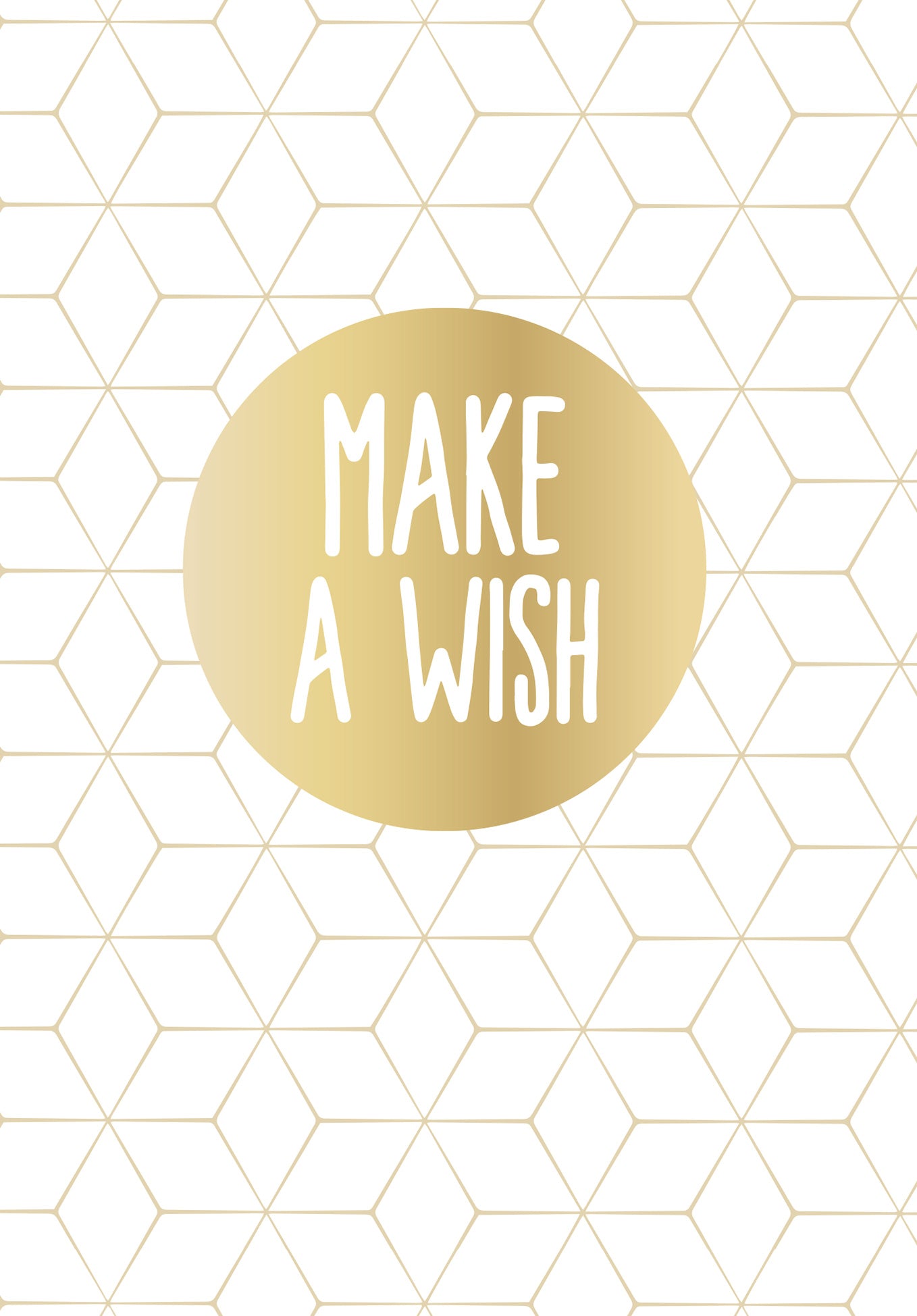 Make a wish - Gold PDF