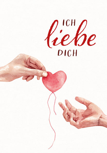 Ich liebe dich - Hände Herz