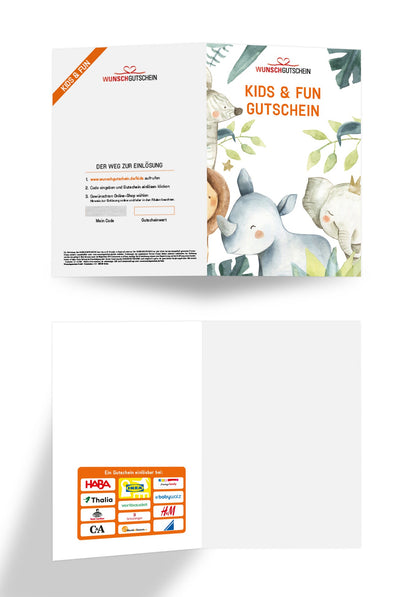 Kids & Fun Gutschein - Einlösbar für Spielwaren, Kindermode und mehr PDF