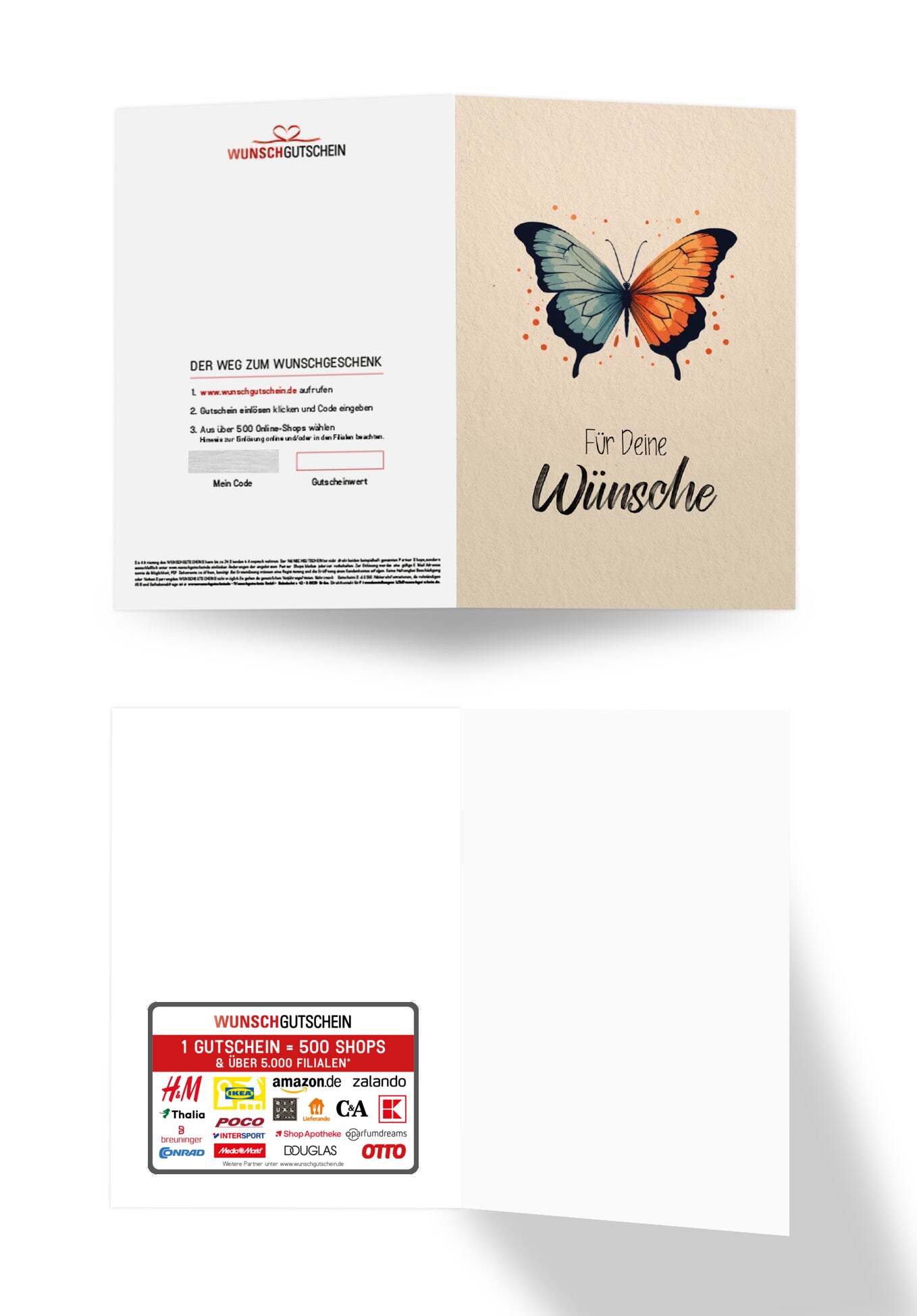 Für deine Wünsche - Schmetterling PDF