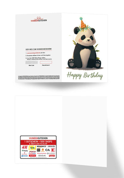Happy Birthday - Panda PDF