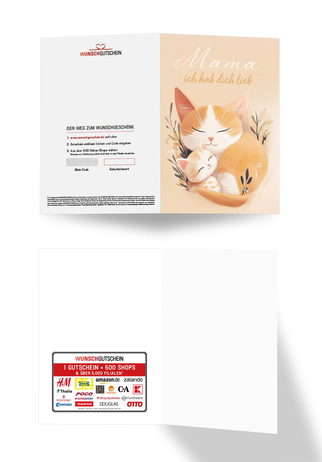 Mama hab dich lieb - Katzen Orange PDF