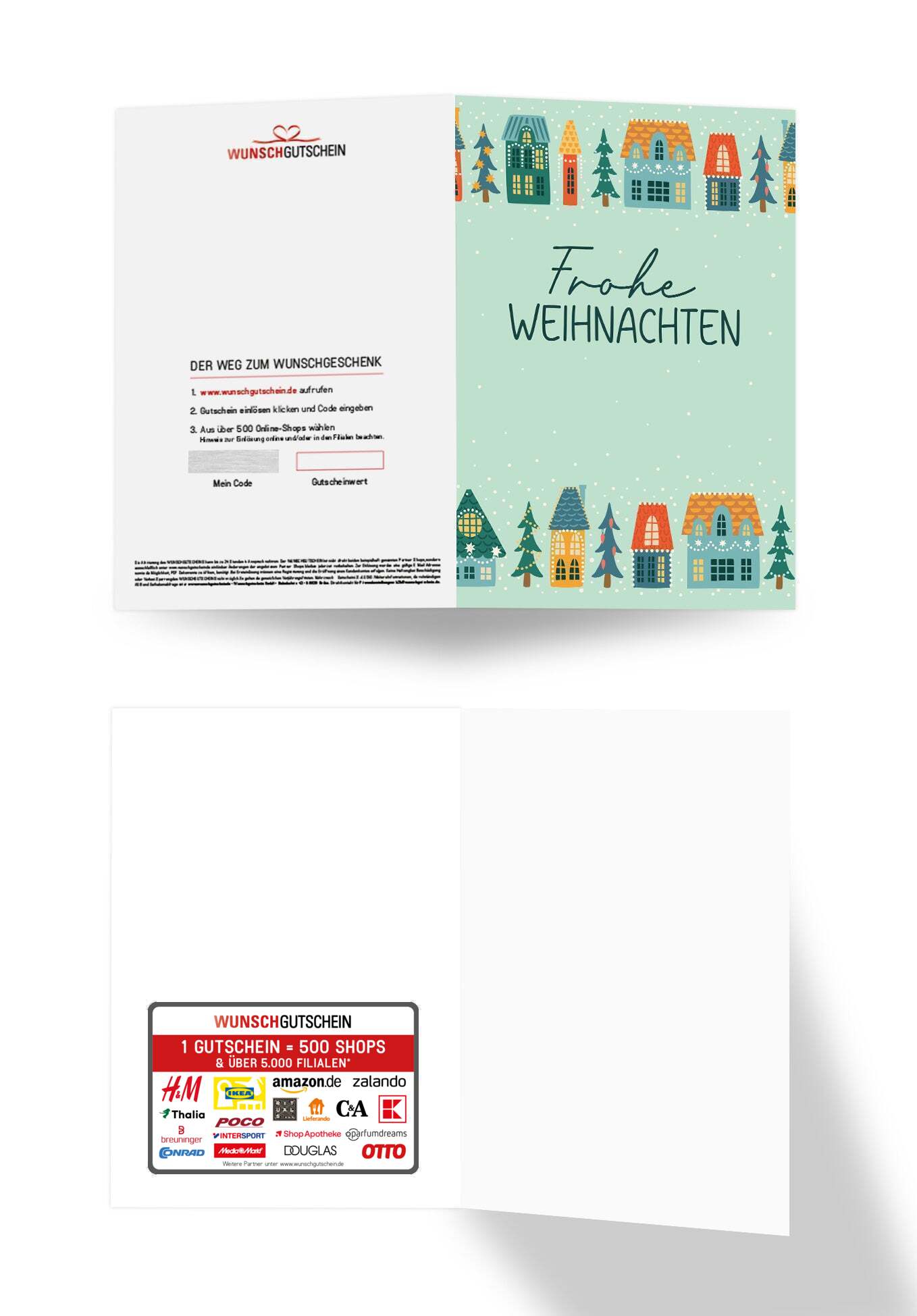 Frohe Weihnachten - Häuser PDF