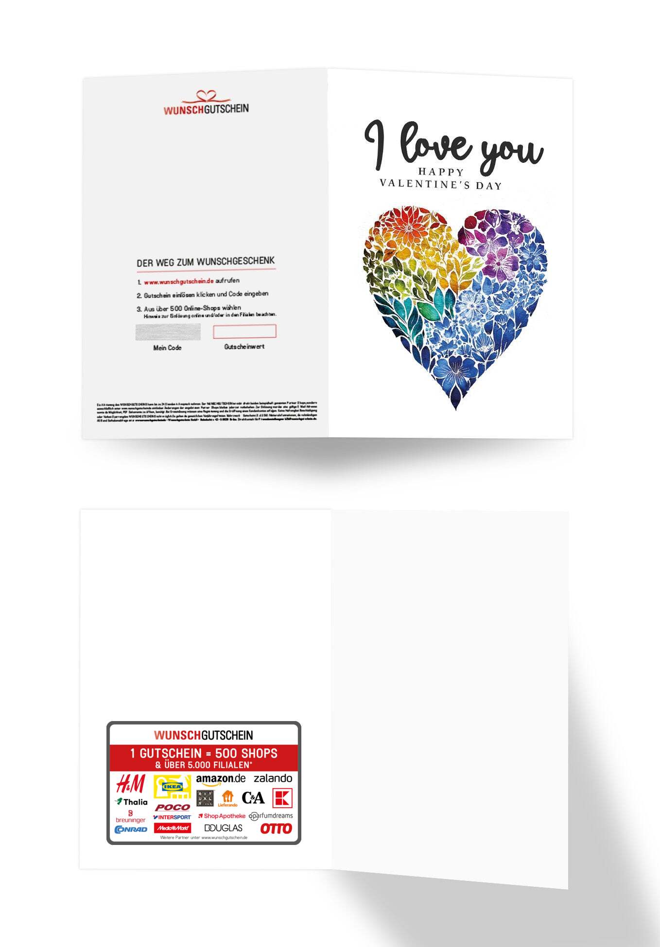 I love you - Herz Bunt