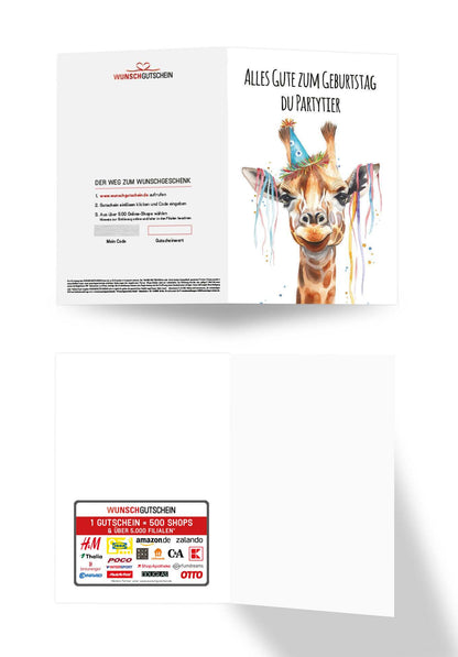 Alles Gute - Giraffe