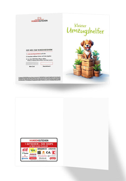 Kleiner Umzugshelfer - Hund