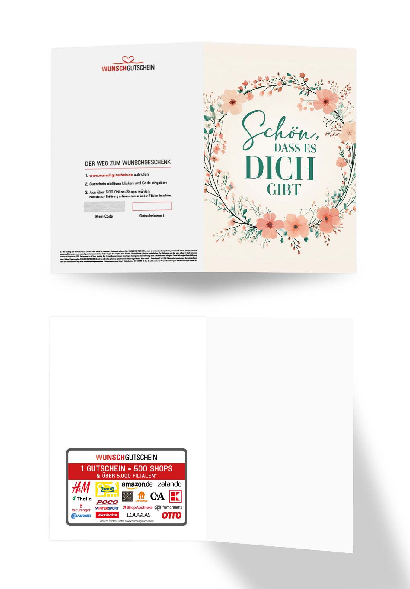 Schön dass es dich gibt - Blumenkranz PDF