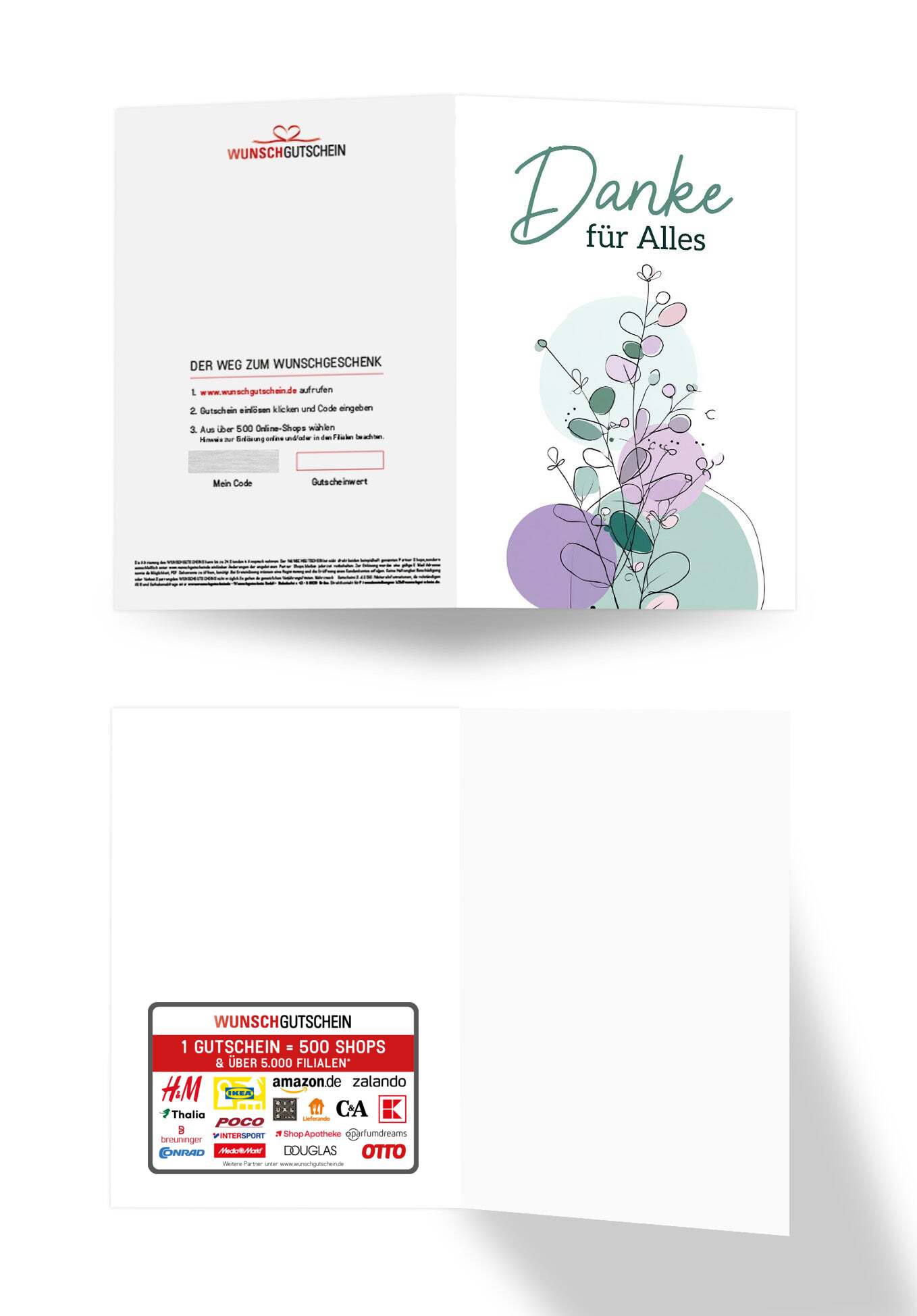 Danke für Alles - Lila Grün