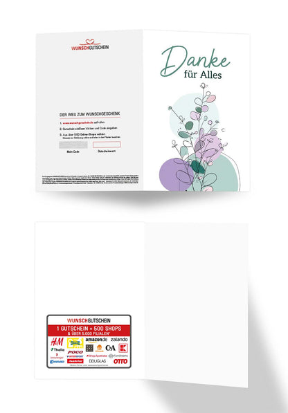 Danke für Alles - Lila Grün