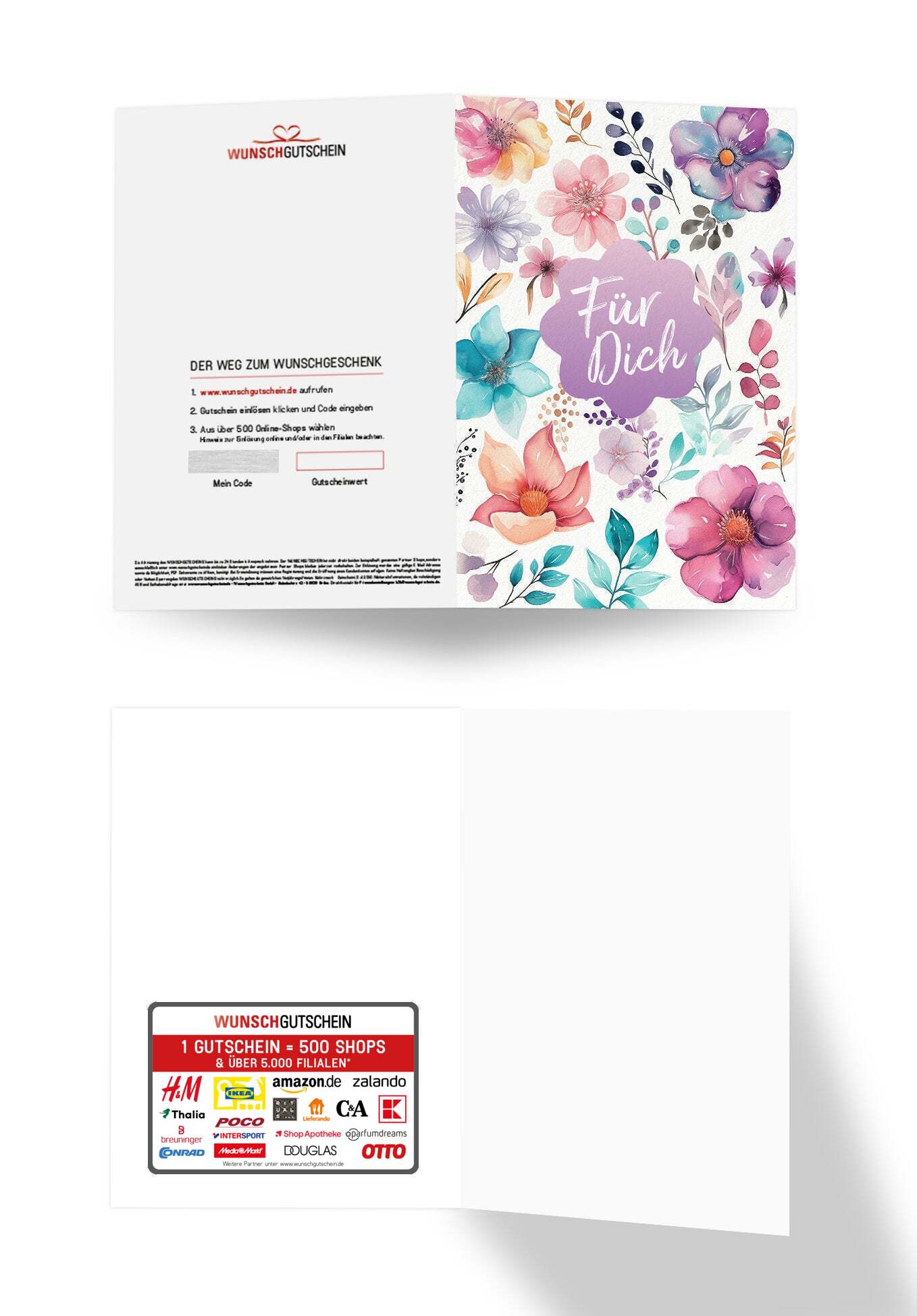 Für Dich - Blumen Aquarell PDF