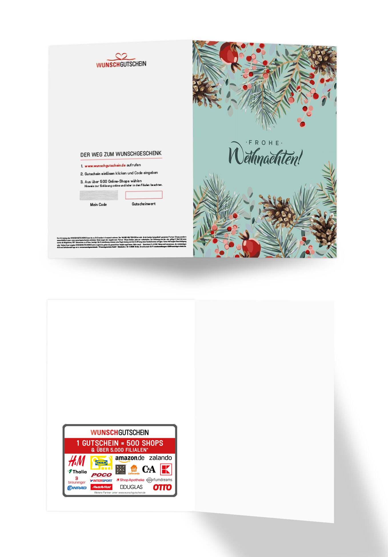 Frohe Weihnachten - Tannenzapfen PDF