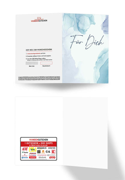 Für Dich - Aquarell Blau PDF