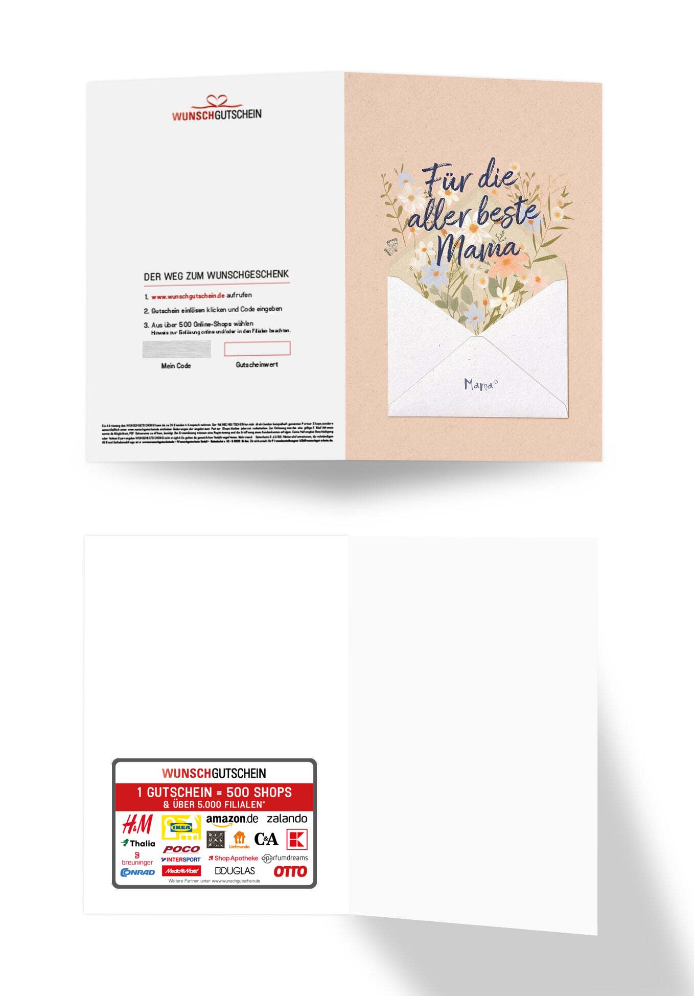 Aller beste Mama - Brief Blumen PDF