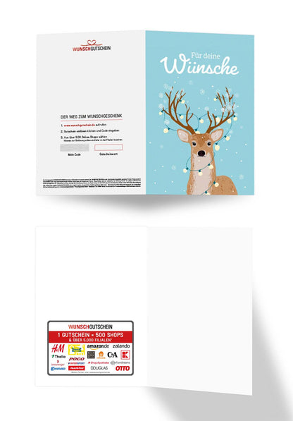 Für deine Wünsche - Rentier Lichterkette PDF