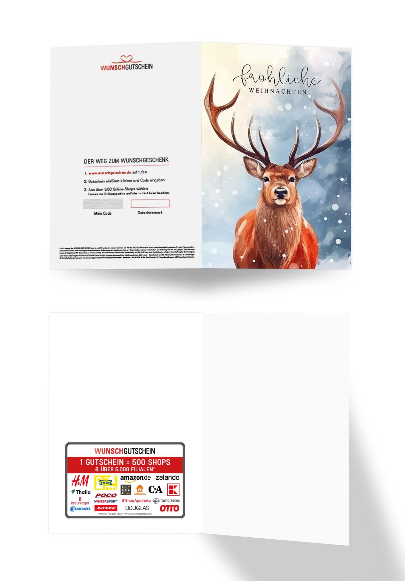 Fröhliche Weihnachten - Hirsch PDF