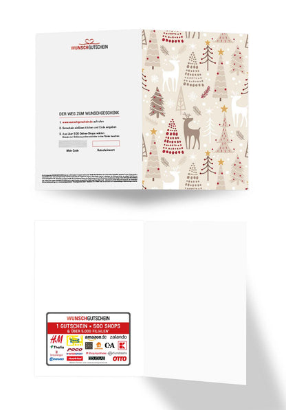 Weihnachtsbäume Beige