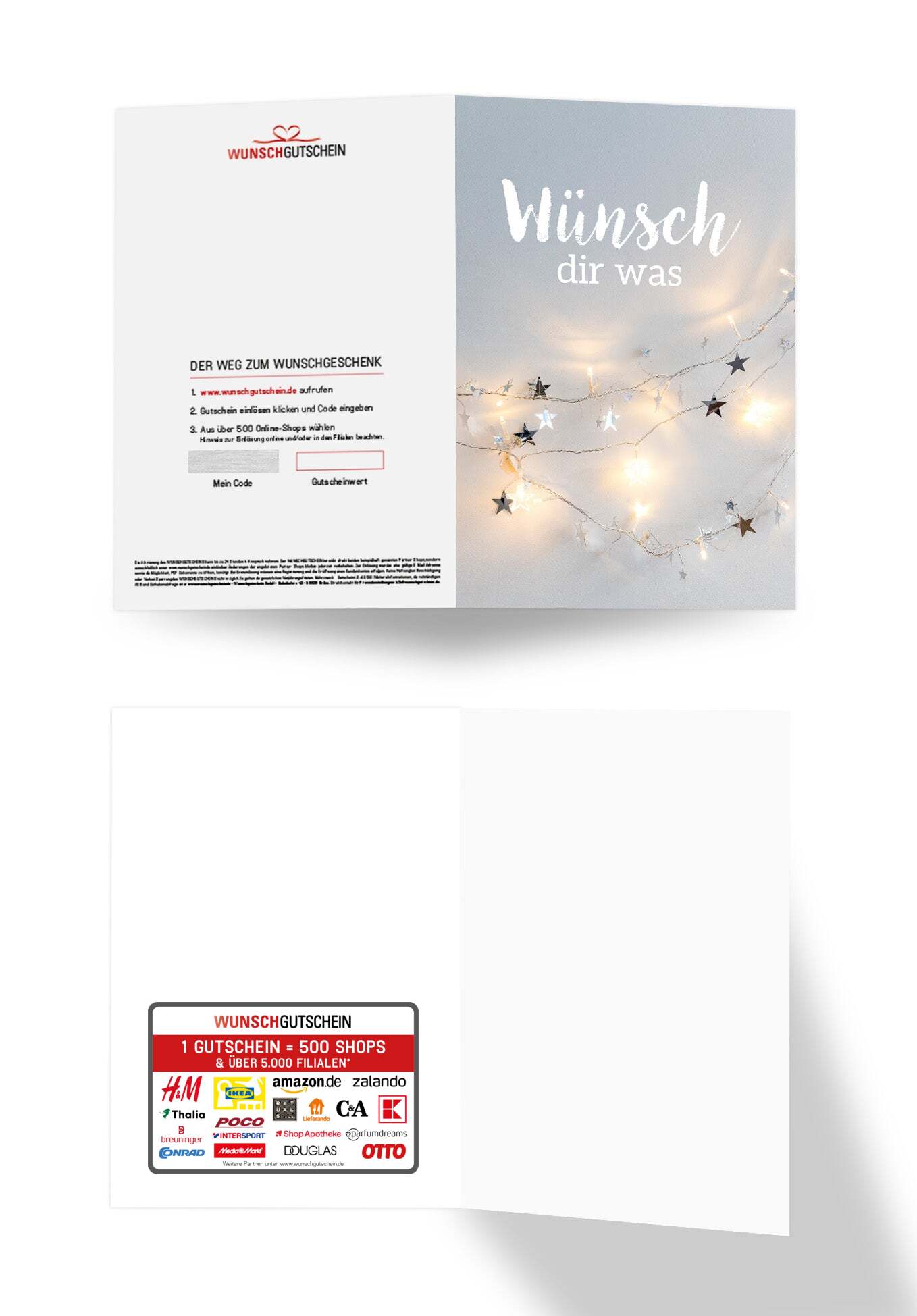 Wünsch dir was - Lichterkette Sterne