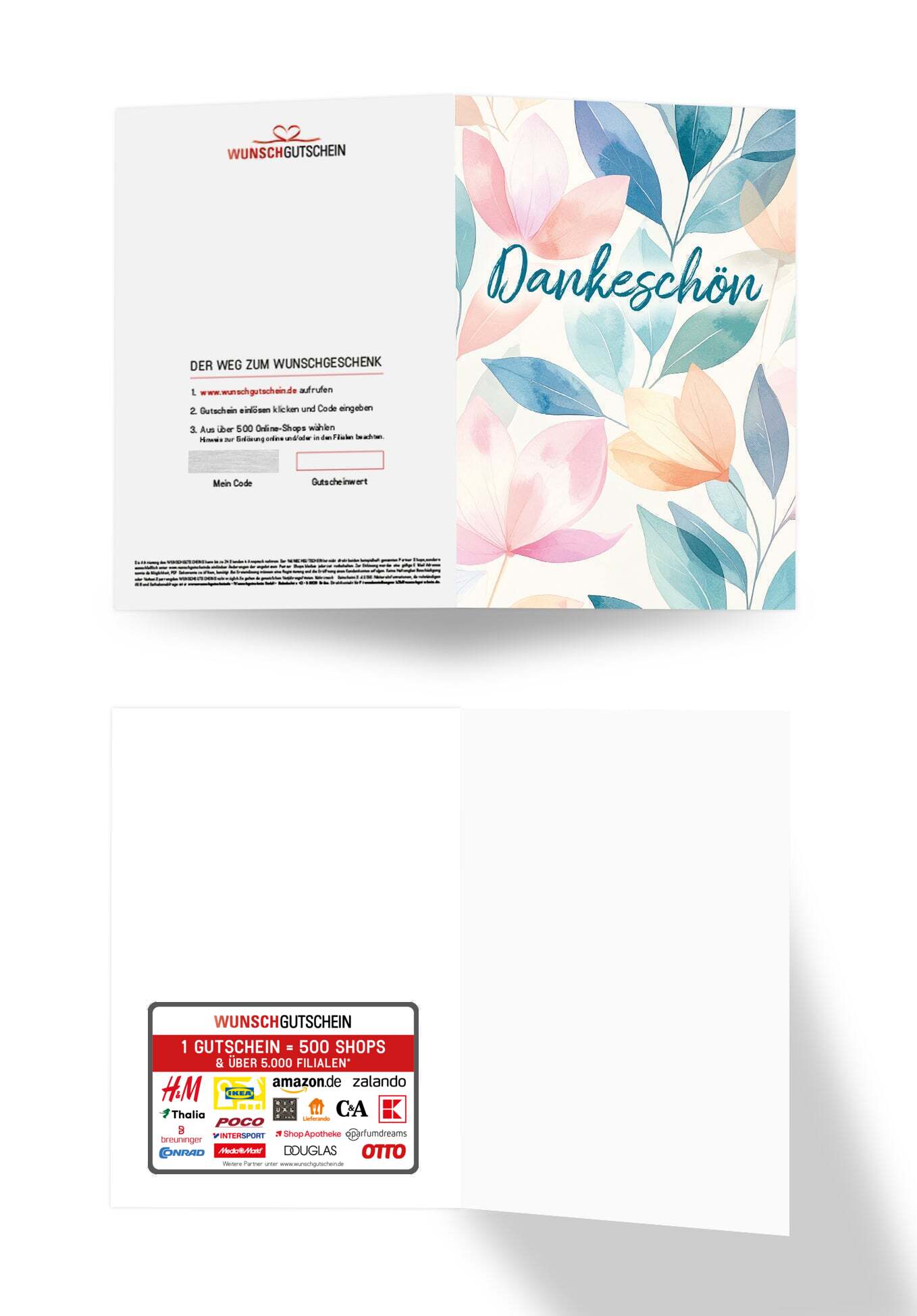 Dankeschön - Blätter Bunt PDF