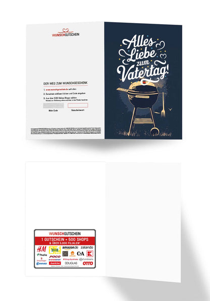 Alles Liebe Vatertag - Grill Blau PDF