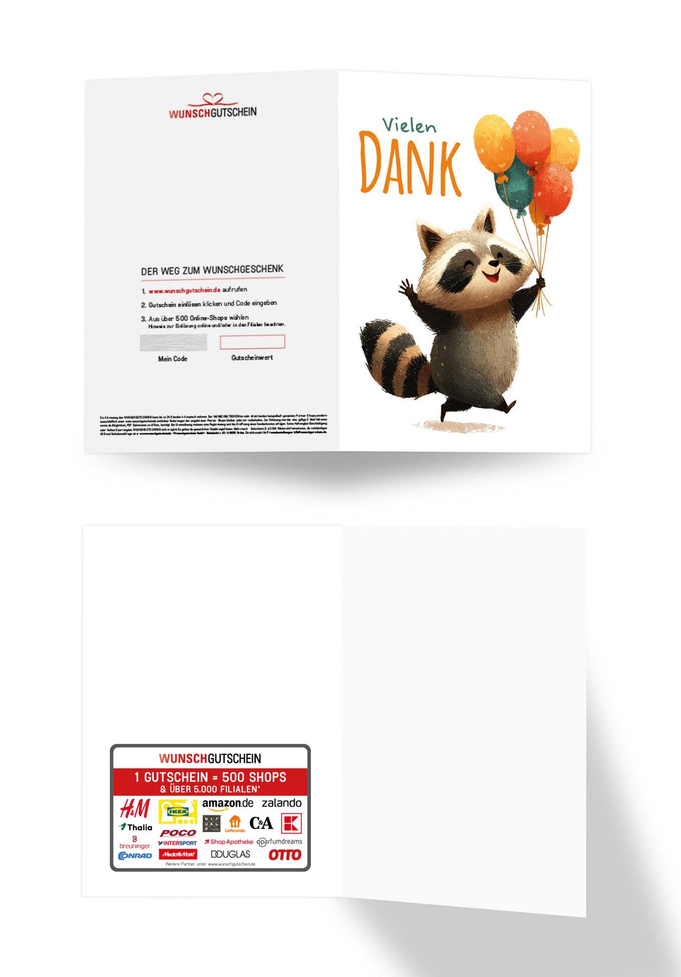 Vielen Dank - Waschbär