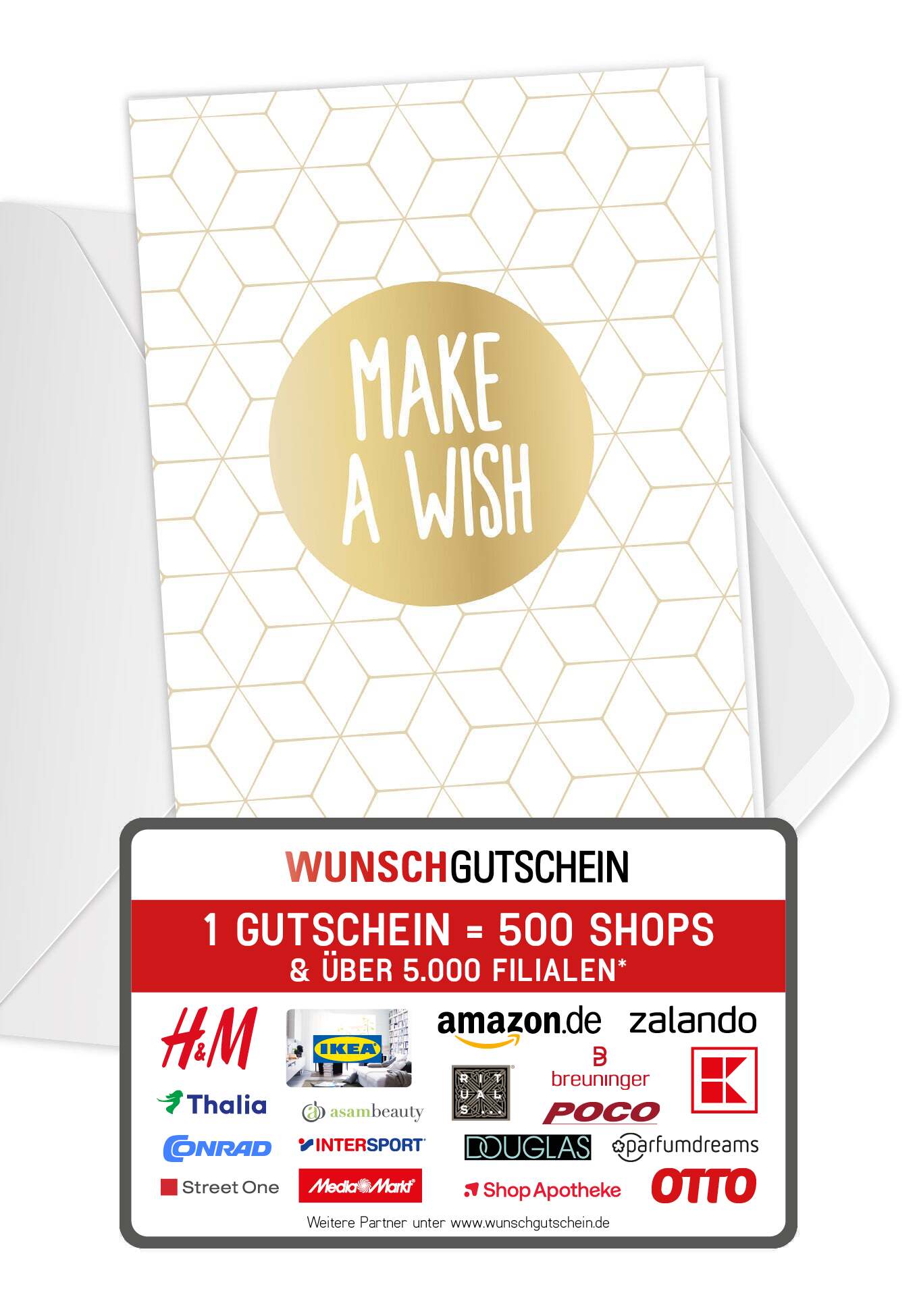 Make a wish - Gold (Gutscheinwert)