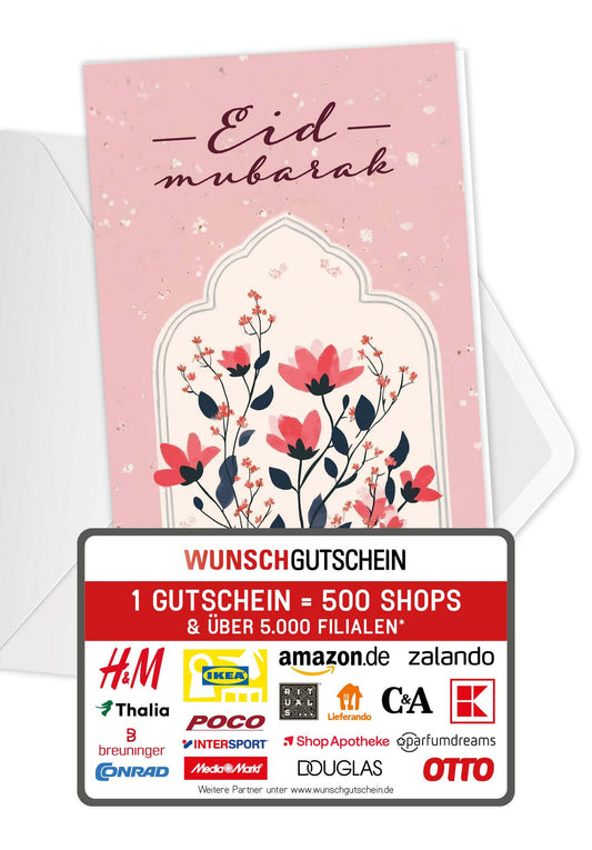 Eid Mubarak - Blumen Rosa PDF