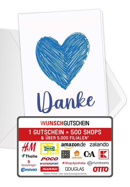 Danke - Herz Blau PDF